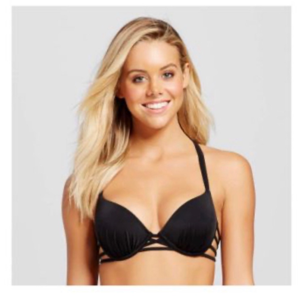 Black Padded Bikini Top